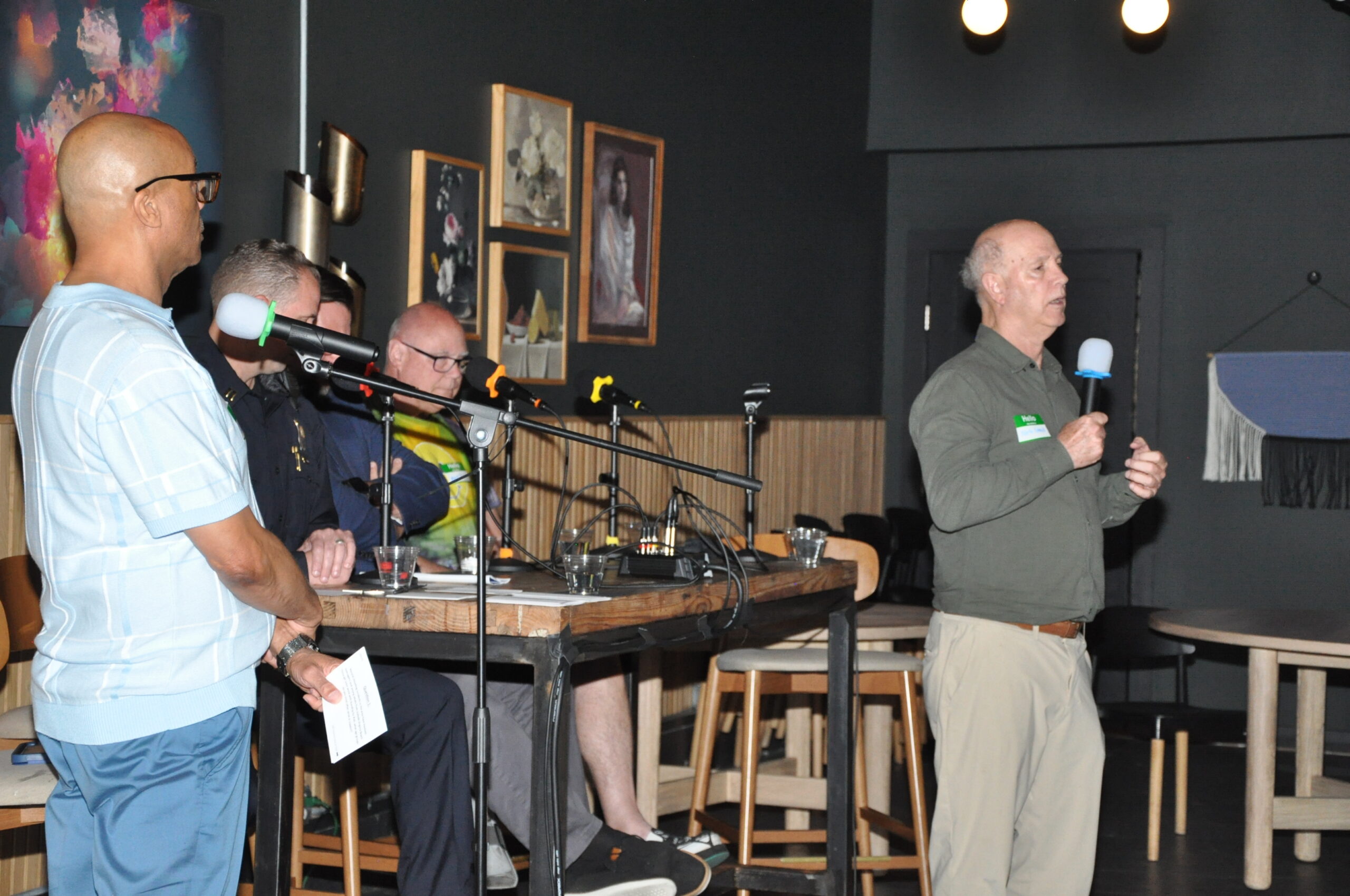 Al Neely with Neely Media and panel of city leaders.