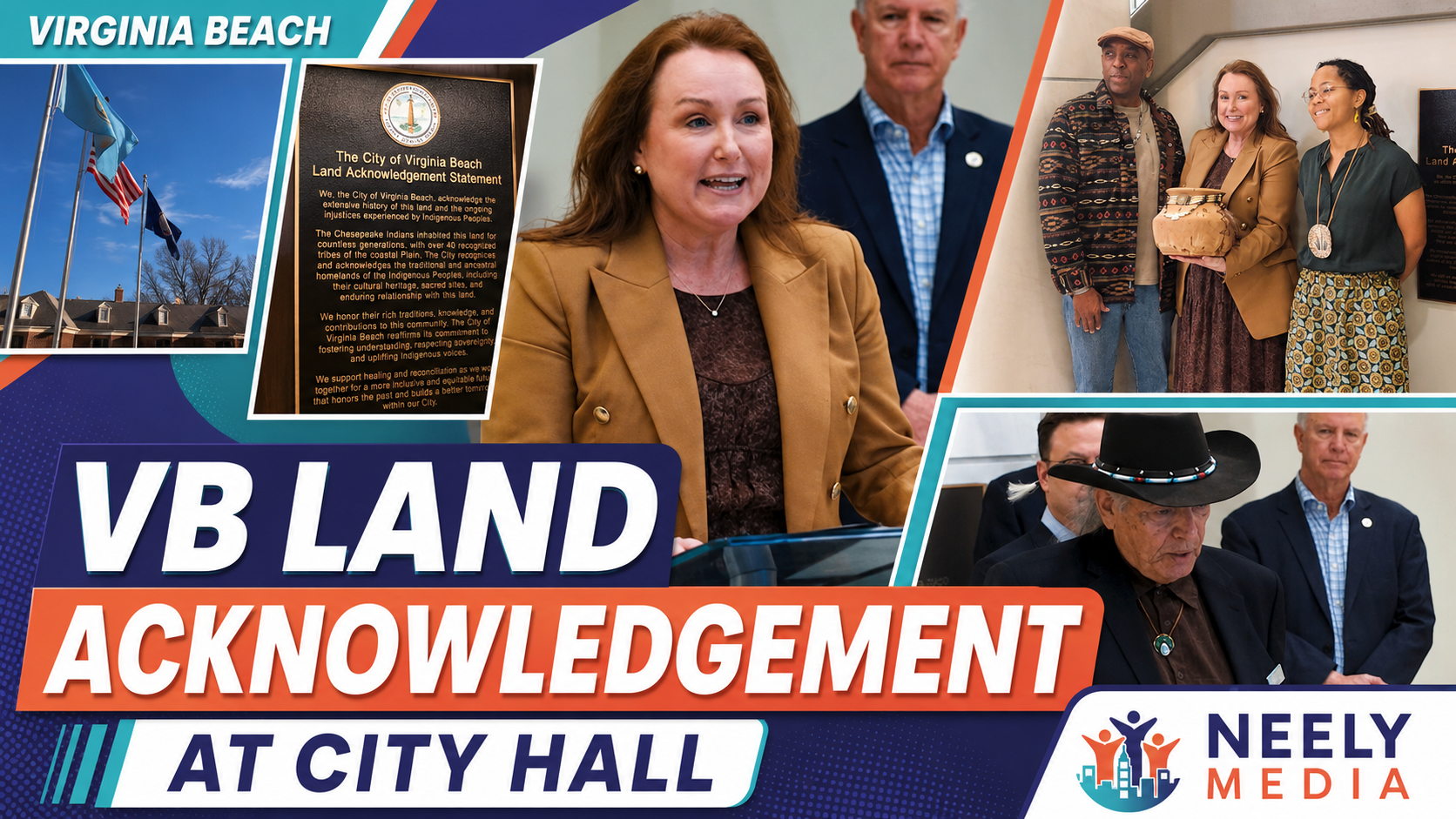 Neely Media coverage of the Virginia Beach Land Acknowledgement